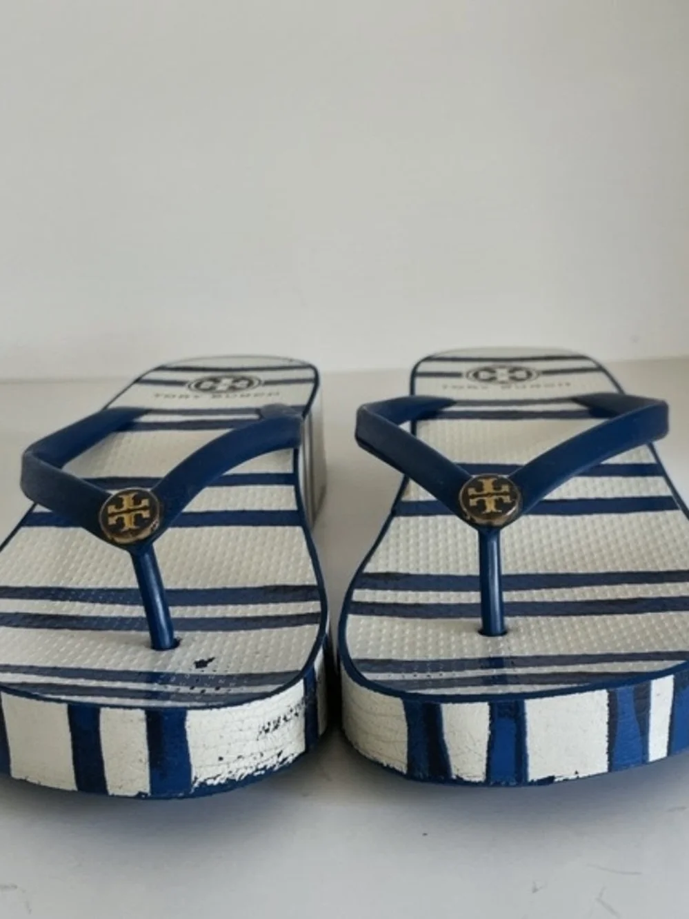 Tory Burch Blue & White Stripe Men’s Bag